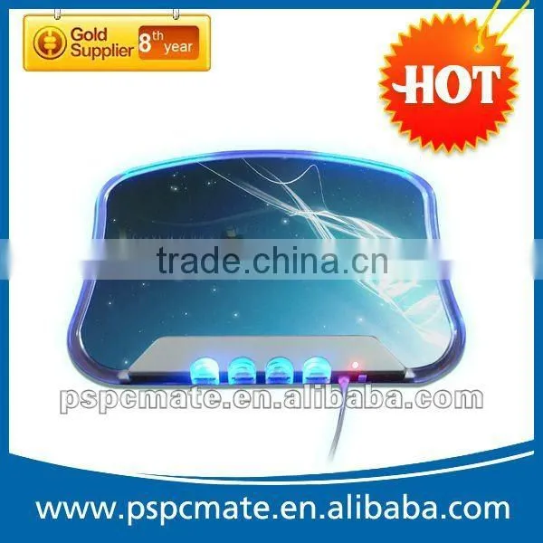 computer mouse pad /4-port hub mouse pad