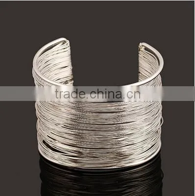 Fashion Women's Multilayer Strings Wristband Bangle Cuff Bracelet/ photo-2