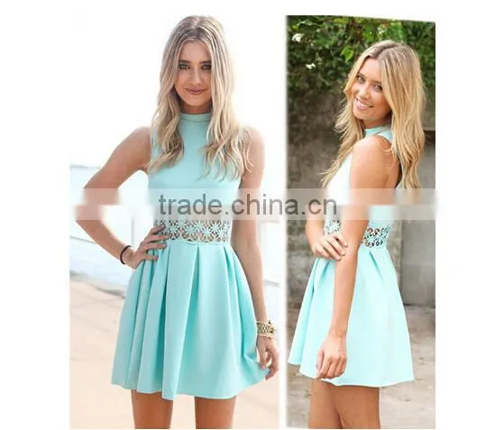 New Designs Elegant Summer Sexy Sleeveless Dress for Women/ Quality Choice photo-4