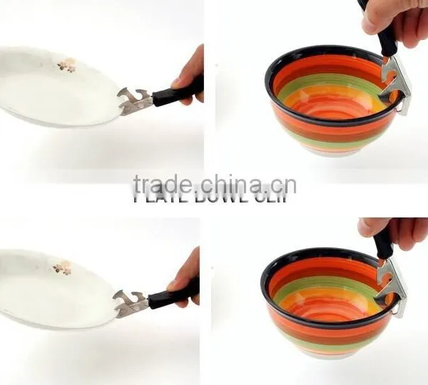 Stainless Steel Dishes Clip Plate Clip Bowl Tongs photo-6