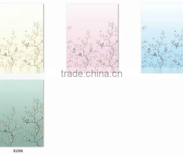 Expensive Printing Special Effect Wallpaper, Traditional Bird Wallcovering for Home , Deco Wall Sticker Corparation photo-3