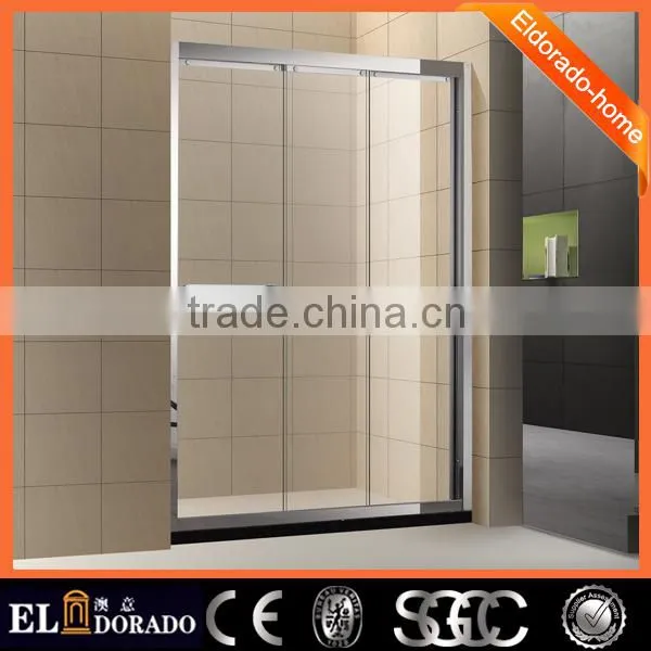 Pivot tempered glass panel China brand design European style SGCC Straight shower bath