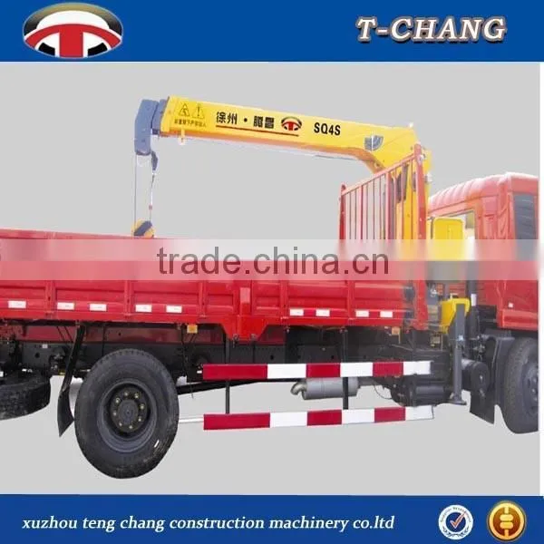 Best Price Sale SQ4SA2 Swivel Manual Boom Small Crane for Tractor/tyre Mounted Crane Machine for Sale 4ton Lifting Crane photo-2