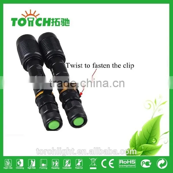High Power Flashlight XML T6 Zoomable 5 Modes With SOS Flahslight Glare Flashlight for Outdoor Camping Use 2*18650 Battery Lamp photo-5