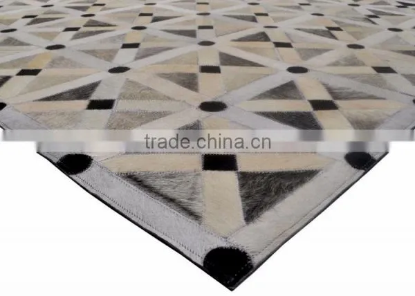 Hair-On Cowhide Leather Carpet M-83 photo-2
