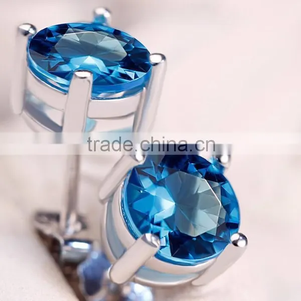 Custom Cheap Diamond Earrings Stud For Men ,925 Sterling Silver Mens Diamond Earring photo-3