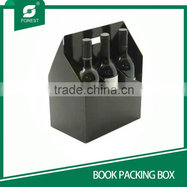 PAPER PACKAGING BOX WINE BOTTLE CARRIER photo-2