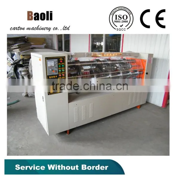 Best Price Corrugated Paperboard Slicing the Corner Rolling the Line Opening the Slot Production Machine