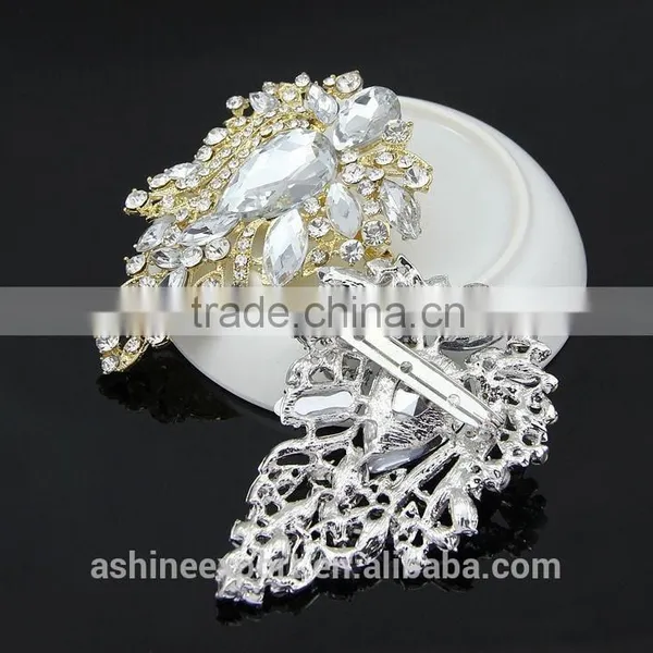 Exquisite Cheap Classic Bridal Bulk Crystal Rhinestone Brooch/handmade Rhinestone Brooch photo-4
