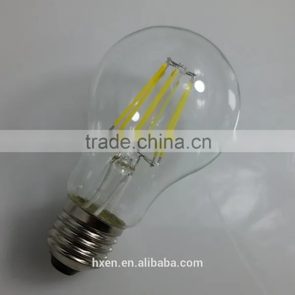 UL Listed A19 A60 Filament Light Bulb E26 6w Led Edison Light photo-4