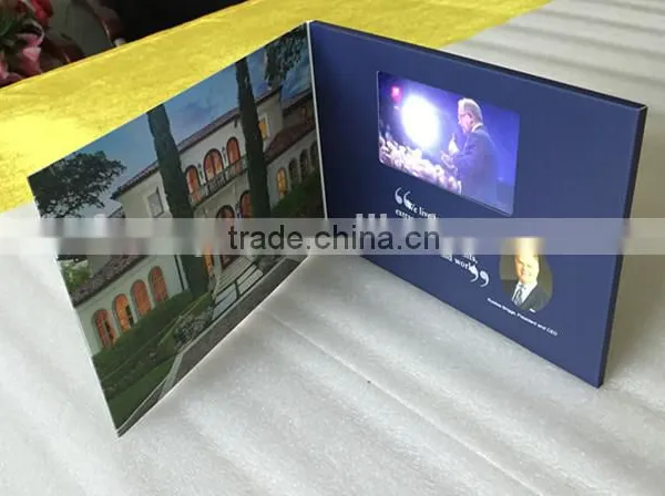 High Quality 4.3 Inch TFT Color Screen Business Video Card Video Book Video Brochure With 1400mAh Built-in Battery photo-3