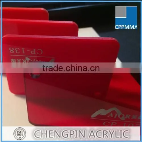 Advertising Light Board Acrylic Pmma 2mm Red