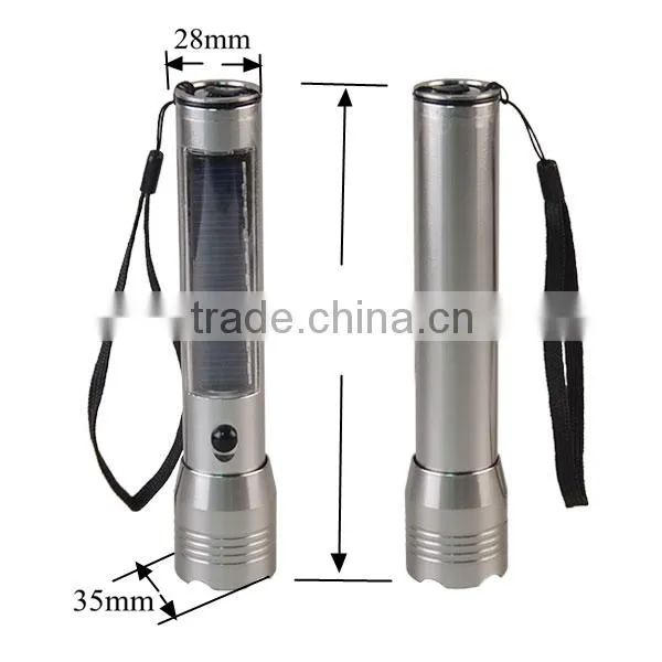 High Power Strong Light USB Charger Solar Power Led Torch Quality Choice photo-5