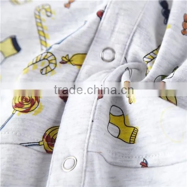 New Arrival Baby Toddler Clothing Custom Print Baby Unisex Polo Babygrow photo-3