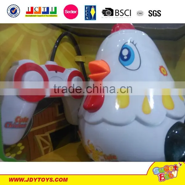 4 Channels Remote Control Car Chicken Animal 3D Light and Music Toy photo-2