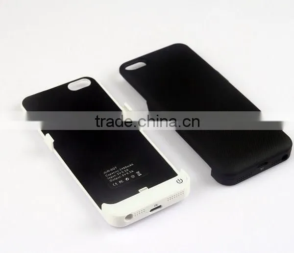 Ultra Thin Battery Case Backup Power Bank Charger Cover For IPhone 5s 5g photo-3