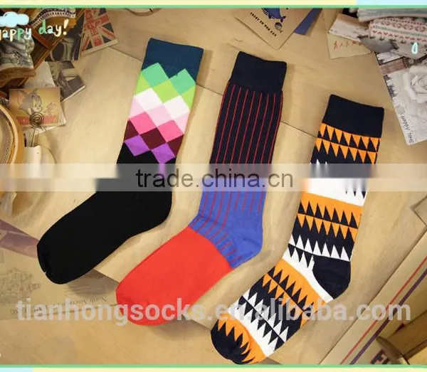Colorful Socks Men Happy Socks Long Cotton Socks Bulk Wholesale Crew Socks photo-4