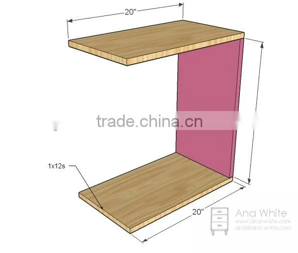 New Design Removable Wood Rolling Sofa Side Table Loving Room Sofa Center Table Bamboo Coffee Table With Wheels photo-3