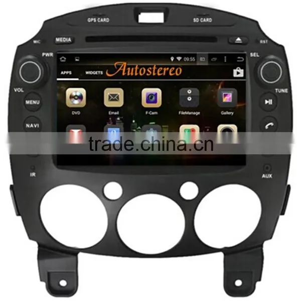 Android 4.4 2 DIN Car DVD Player TouchScreen GPS Navigation For MAZDA2Demio2007-2014 photo-2