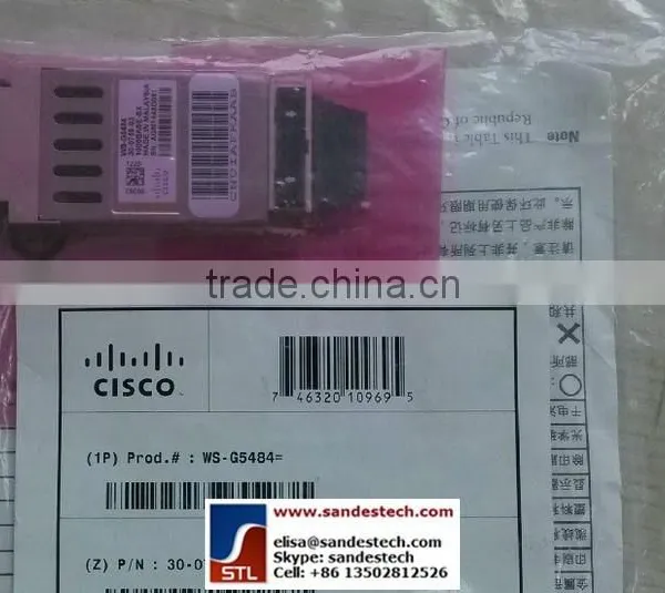 CISCO WS-G5484 GBIC 1000BASE-SX 850nm SC WS-G5484= 30-0759-02 GBIC-GE-SX-MM850-A CISCO Optical Transceiver photo-4