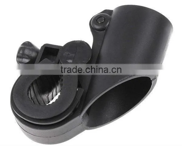 cheapest and universal plastic flashlight holder/bike front mount