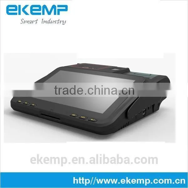 Android POS 3G WIFI GPRS Tablet pc Terminal With Thermal Printer P10 photo-2