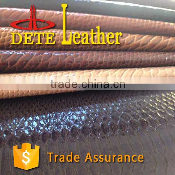 Moisturecure pu Leather Synthetic Leather Python for Bags photo-6