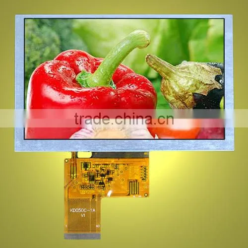5.0 Inch 800*480, ILI5960/ILI6122, 16/18/24 Bit RGB Interface, High Brightness TFT LCD, Stock for Sale and Never End of Supply photo-2