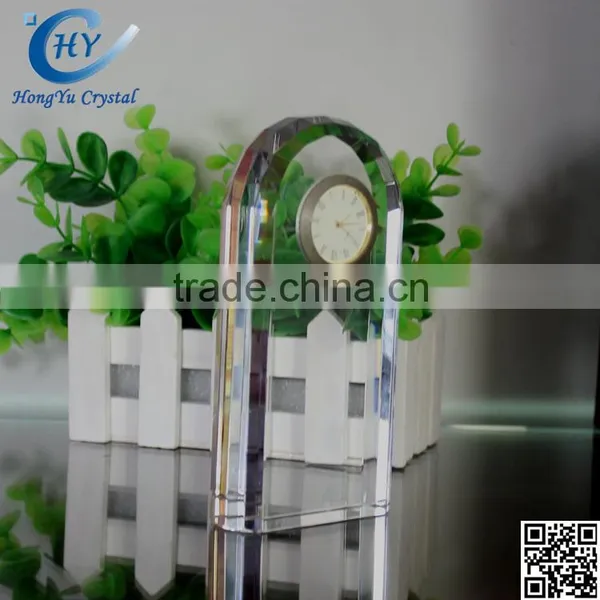 Cheap Simple Transparent Crystal Table Clock photo-6