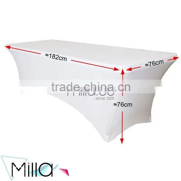 Wholesale China Factory White Spandex Buffet Table Cover Quality Choice photo-2
