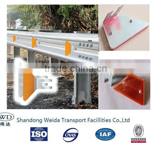 Visible Warning/ PMMA Material Guardrail Attached Reflectors photo-5