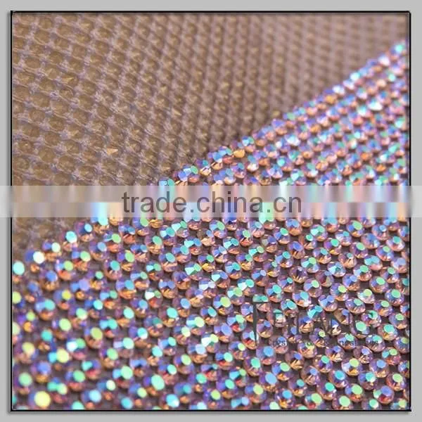 Popular Apparel Hotfix Rhinestone Trim Mesh photo-2