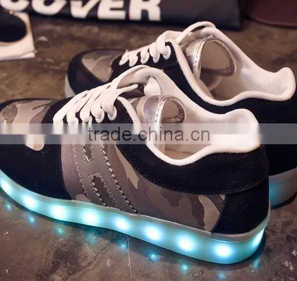 LED Light Luminous Sneaker Fluorescence USB Star /war Unisex Athletic Shoes Quality Choice Most Popular photo-3