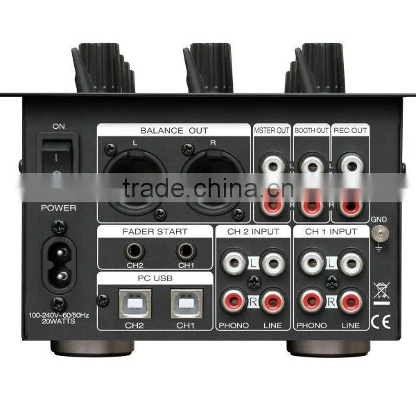 Factroy Supply DUX2.0 Professional Digital 2+1-channel Audio dj Sound Mixer photo-3