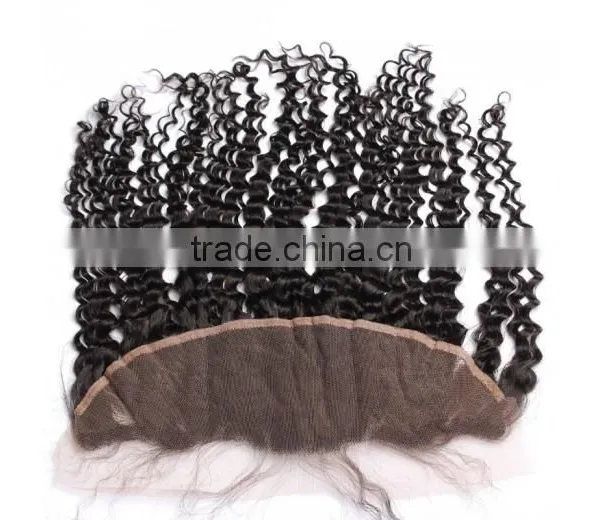 Virgin Natural Color Unprocessed Brazilian Lace Frontal Closure 13*4 photo-4