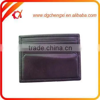 High-end Men's Black PU Passport Wallets photo-2
