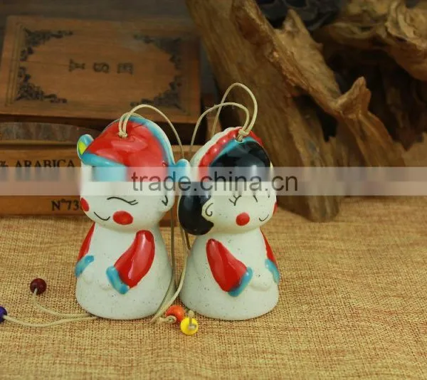 Carton Doll Ceramic Wind Bell photo-2