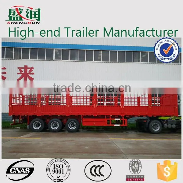 China Manufacture High Qality Heavy Duty Fence Cargo Truck Trailer for Sale