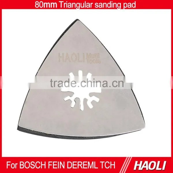 Triangular Sanding Pad Oscillating Saw Blades Fit for Most Multimasters