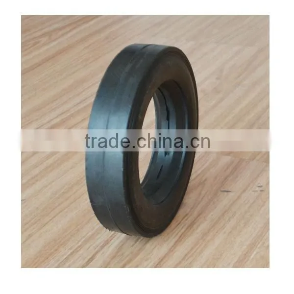 6x1.5 Inch Semi Solid Rubber Tire With Smooth Tread for Material Handling Equipment