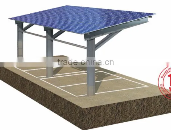 Solar Panel Rack for Carport Installation