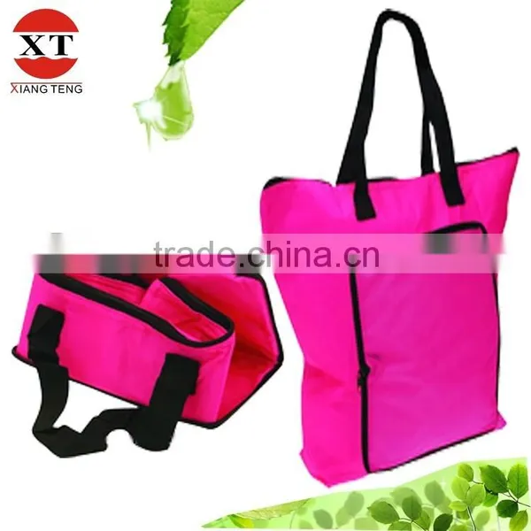 High Quality Polyester Foldable Bag With Zipper