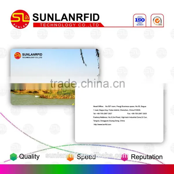 Laser Logo Number 13.54MHZ Frequnecy ISO Size PET RFID Graphic Card photo-5