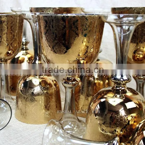 One Set Pure Gold Design Quartz Crystal Singing Grail Bowl With Carved photo-5
