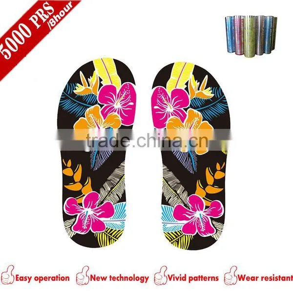 Wonderful Transferring Print Film for Girls Slipper photo-5