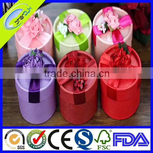 Round Cardboard Gift Boxes With Lids photo-2