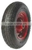 High Quality Wheelbarrow Rubber Wheel 400-8 PU photo-3