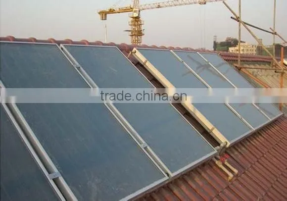 Flat Plate Solar Hot Water Panel With Black Chrome Coating photo-3