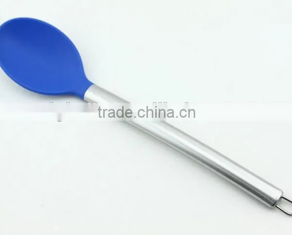 Silicone Kitchen Utensil 6 Piece Cooking Tools With Stainless Steel Handle photo-3