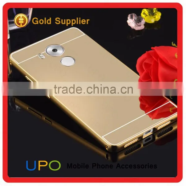 [UPO] 2016 Most Papular Metal Mirror Back Bumper Phone Case Cover for Huawei Mate 8 Mirror Case photo-2